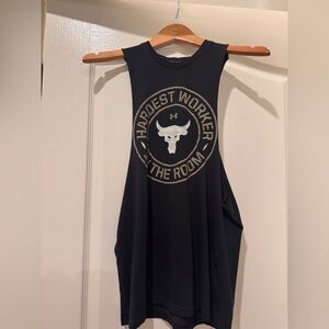 Under Armour Black Project Rock Sleeveless Tee